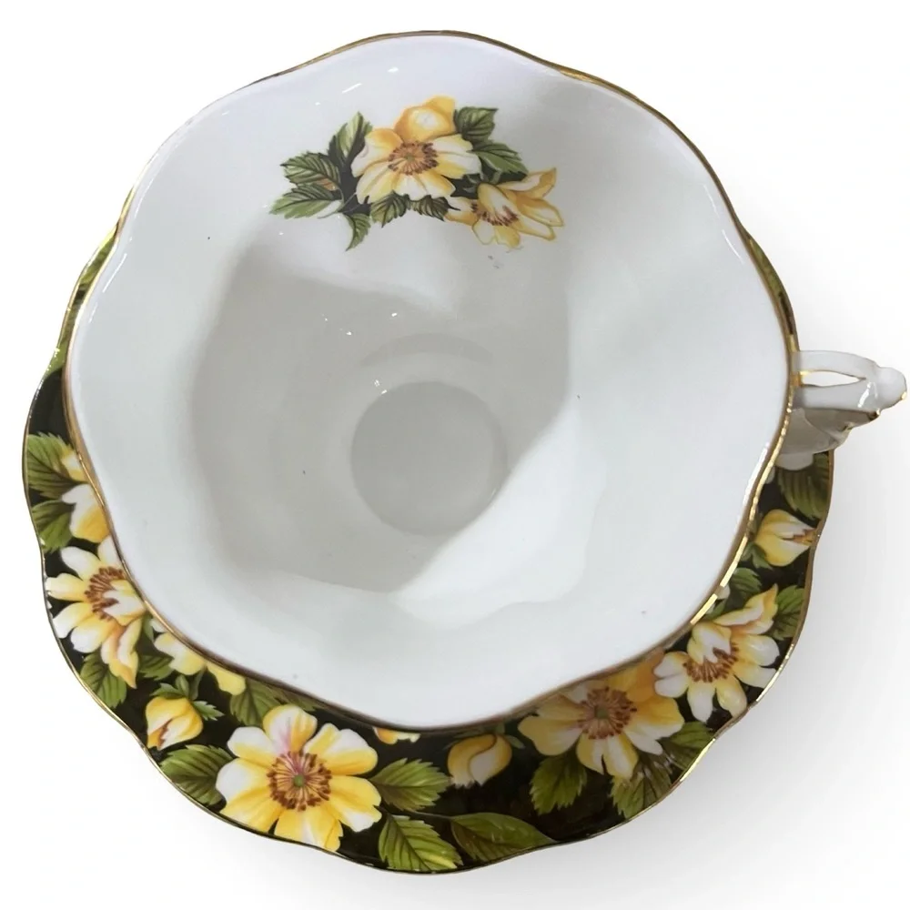 Vintage Royal Albert “Diana” Pattern Teacup and Saucer Set
